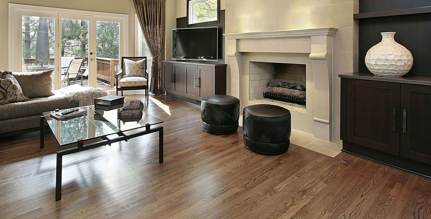 Living Room with Hardwood Flooring