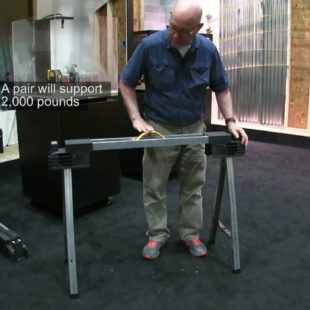 DeWalt’s DWST11155 Folding Sawhorse