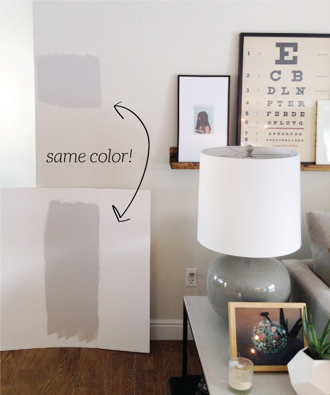 Color sample tester kit at ring's end 2 Color sample tester kit at ring's end 2